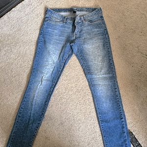 Cheeta design Gap jeans